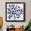 Deep Blue Branch I - Toile encadrée de qualité supérieure - prête à être accrochée-1972929615-1972929608