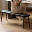 Banc en bois massif noir-1892460972