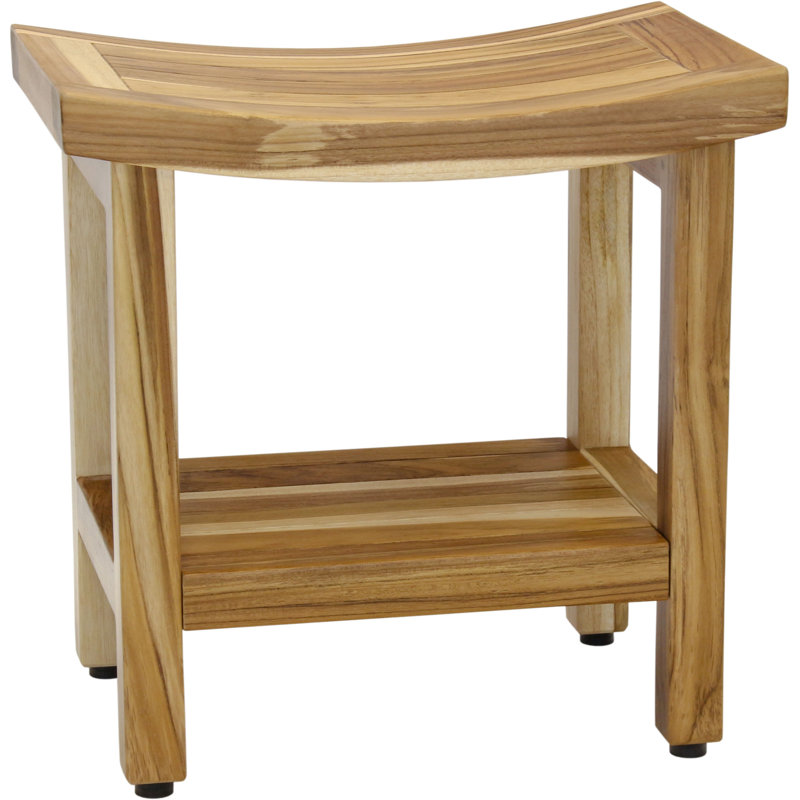 Sumba Shield Teak Shower Bench