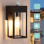 Applique murale d'extérieur imperméable avec verre transparent Modern Dusk to Dawn Sensor -1180826188