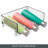mDesign Plastic Stackable Water Bottle Storage Organizer Bin