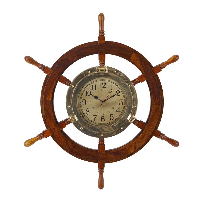 Bourbana Wood Wall Clock
