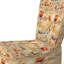 Motif bohème de fleurs de prairie beige - chaise d'appoint rembourrée de style campagnard, chaise d'appoint rustique à motif floral