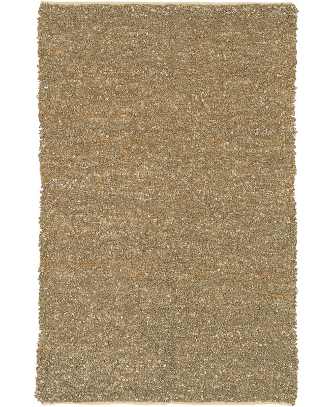 Brun fayean/beige Tapis décoratif, Rectangle 2 pi x 3 pi