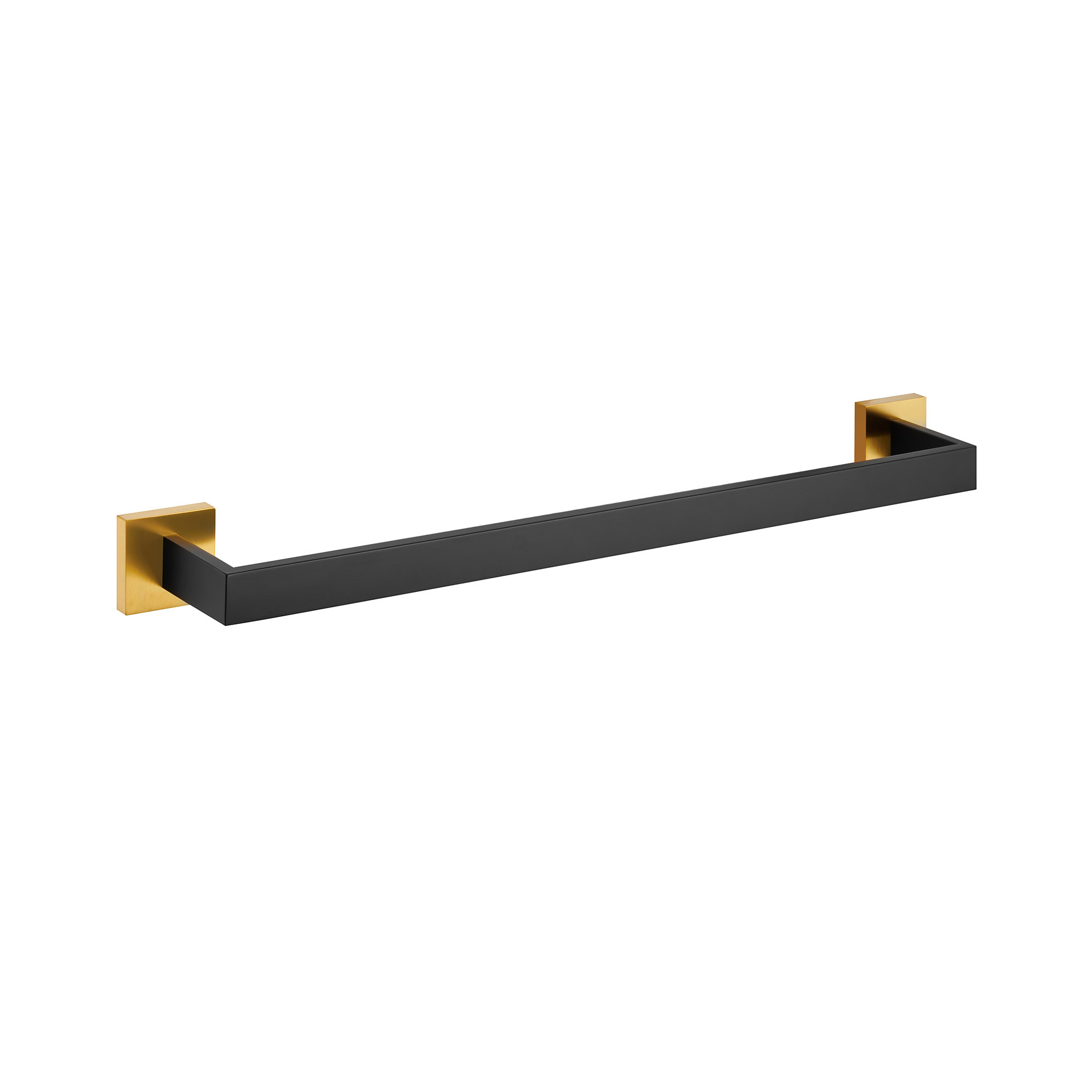 23.75'' Towel Bar, Black/Gold, 3.13'' H X 23.75'' L X 2.19'' D