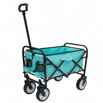 Minimeetall Extention Collapsible Foldable Wagon Cart Beach Wagon Heavy Duty Utility Cart Utility Wagon Grocery Cart For For Camping Shopping Sports Gardeing Fishing Supports 225Lbs