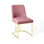 Chaise d'appoint de salle à manger en velours Amplifier Base Performance-1253133068-1253133070