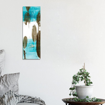 « Cattails II » par Ethan Harper-Panoramic, reproduction d’art sur toile