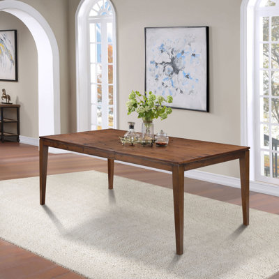 Table de salle à manger extensible en bois Jachob 59-77 "pour 6-8 personnes