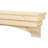Rustic Floating Wood Fireplace Mantel Shelf with Arched Corbels - Pine Wood-164010024-164010030