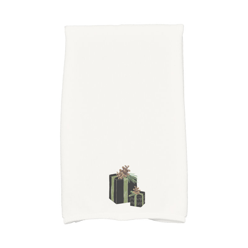 Serviette de noël cadeau de la nature Maselli, Noir