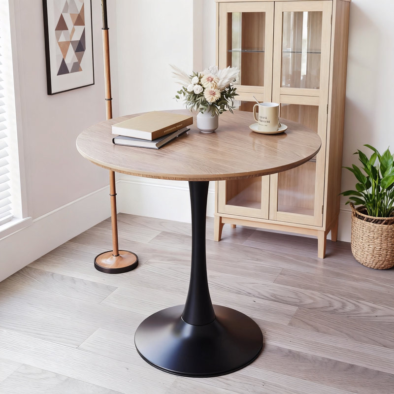 Table de salle à manger ronde, Noyer