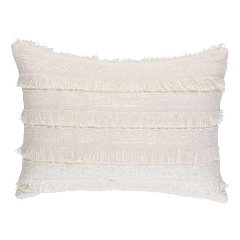 Coussin Acadia, 20 po x 14 po, Ivoire
