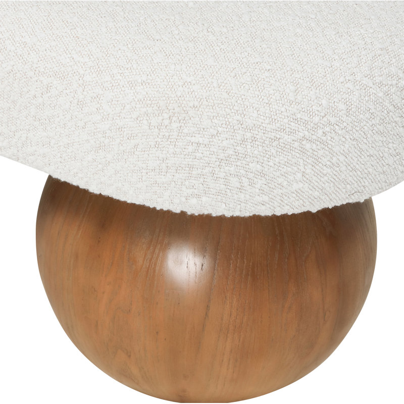 Bowie Storage Bench, Cream, Brown