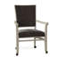 Selby Upholstered King Louis Back Arm Chair-697915189-697870048