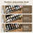 Freestanding Shoe Storage Cabinet for Entryway – 44.9" H x 31.5" W with 3 Flip Drawers, Hidden Shoe Rack Organizer, Side Hooks, and Dust-Proof Back Panel – Ideal for Foyer or Hallway, Oak Grey-2049735846