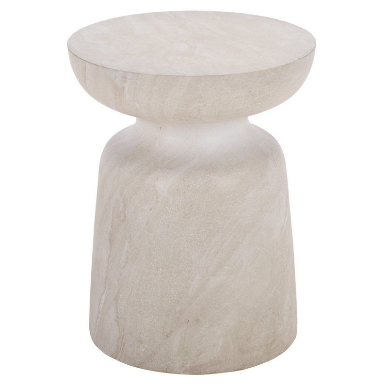 Aurielle Mushroom Accent Table, Smoke