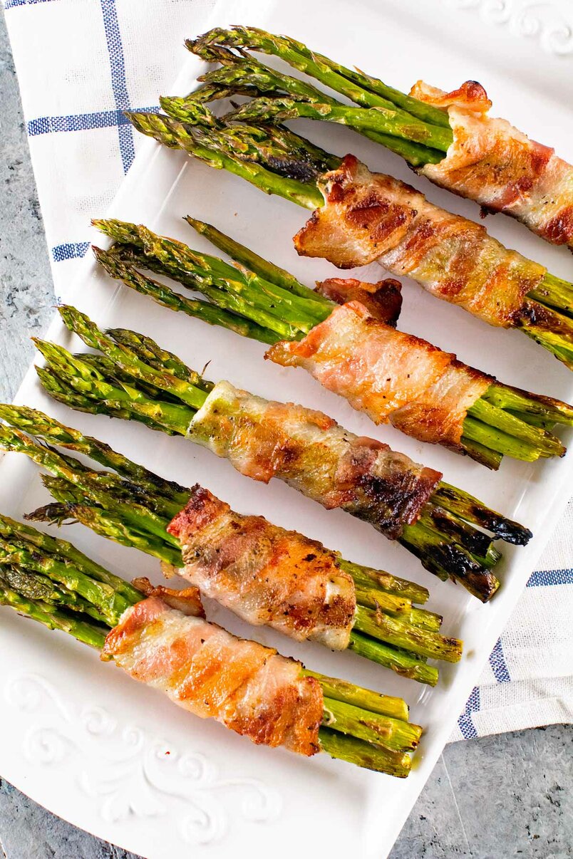 grilled bacon-wrapped asparagus