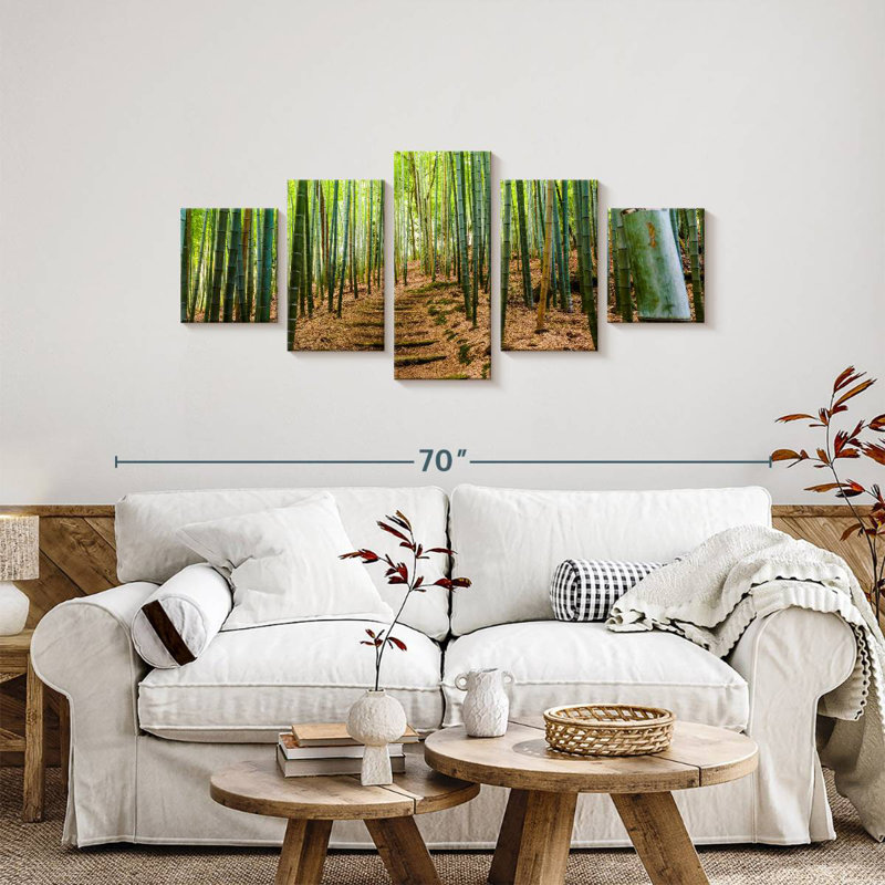 Iconic Kyoto Bamboo Forest, 24" H x 55" W