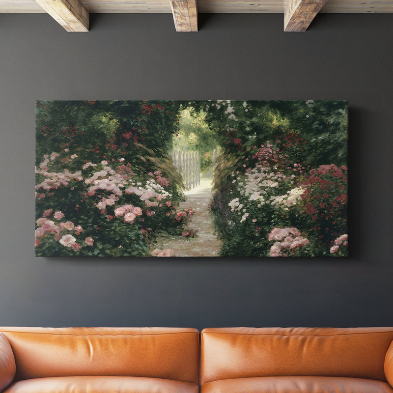 Série paysage - M XXIV - Toile tendue avec châssis - Prêt à accrocher, H 16 po x l 32 po