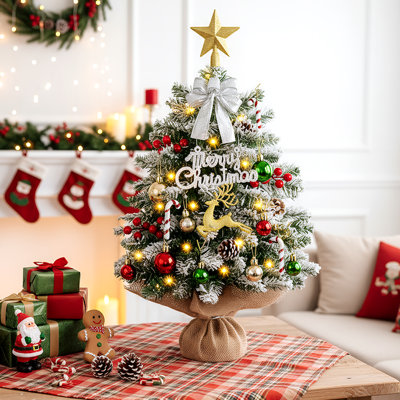 1.39' H Artificial Pine Christmas Tree