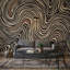 Adhésif décoratif Op Art Wavy Stripes-126556683-126556681