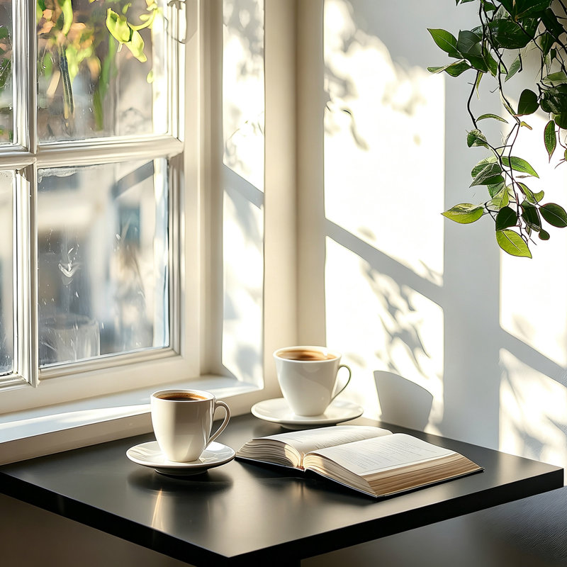 Calexico Table Top, 1'' H X 23.82'' W X 23.82'' D, Black