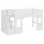 Lit mezzanine avec escalier de rangement et fenêtre-1108440163