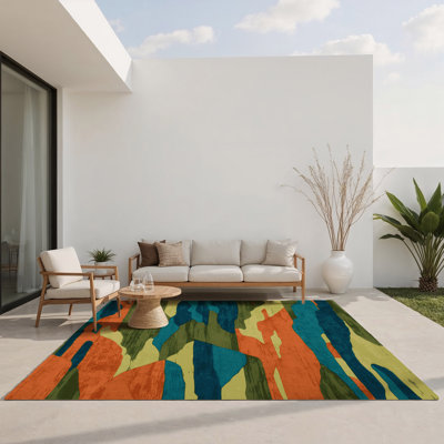 Tapis intérieur et extérieur Serene Cascade