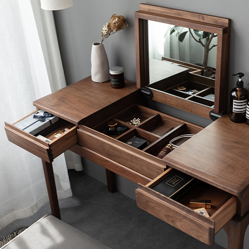 Modern minimalist multi-functional makeup table