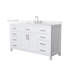 Beckett 60" Freestanding Single Bathroom Vanity with Quartz Top-1973926514-1973926513-1973926512