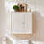 Natural Oak and White
