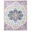 Tapis oriental ivoire / fuchsia Christa-1347282201