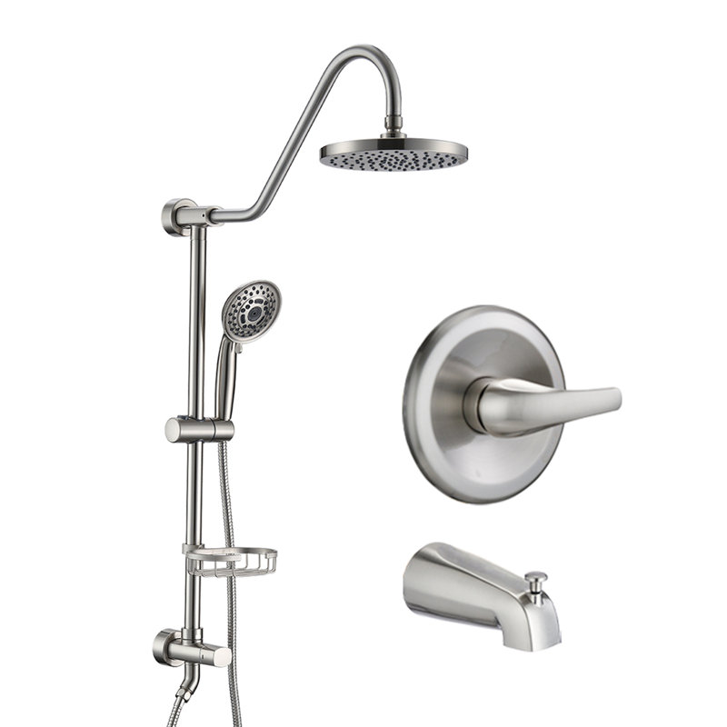 With hand shower system (including rough-in valve)