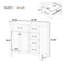 Armoire de salle de bain avec tiroirs-1156616438