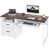 Dark Walnut/White