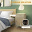 40cm W Engineered Wood Bedside Table