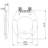 Round Toilet Seat, Quiet Close Cover and Seat, Easy to Clean and Stain-Resistant, Residential Standard Toilet Seat with Lid, Secure Plastic Hinges, Easy to Install-126175779
