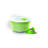 Leifheit Comfortline Signature Salad Spinner – Ergonomic Left/Right-Handed Spin, Non-Slip Base, Fast Gentle Drying, Multi-Use Bowl for Serving, Durable Hygienic White Plastic Design