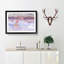 Flamingo Reflection in Abstract - Picture Frame Graphic Art Print-55730818-55730822