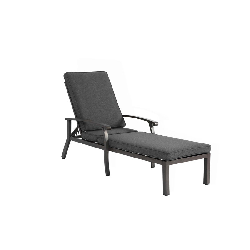 Méridienne en aluminium coulé, Gris