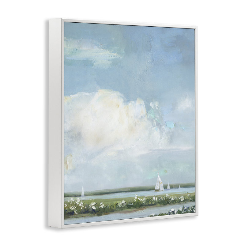 «Seaside Sailing Le long de la Prairie», estampe numérique, conception de Sally Swatland, H 20 po x l 16 po