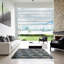Tapis géométrique bleu / gris-560194710
