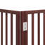 Archie & Oscar Dog Gate With Door Foldable 15 Panels White 750 Cm Poplar Wood-1029394406-1029394424