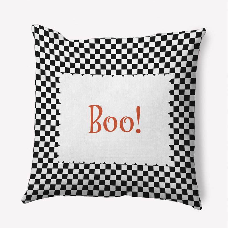 Witches Brew Throw Pillow, Black, 16" x 16"