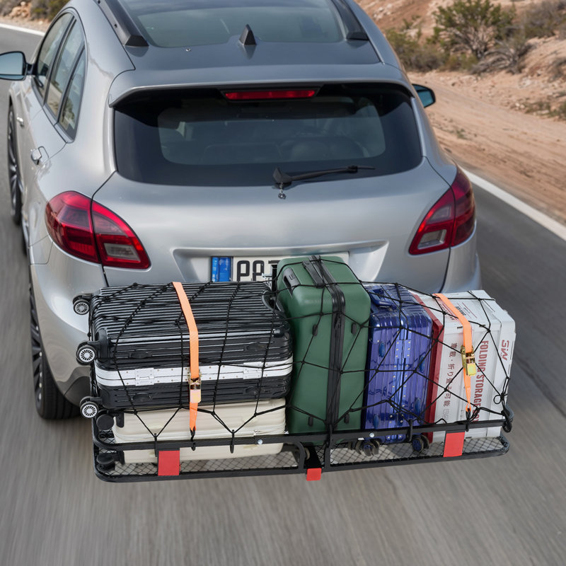 Porte-bagages d'attelage pliable 500 lb pour récepteur de 2 po