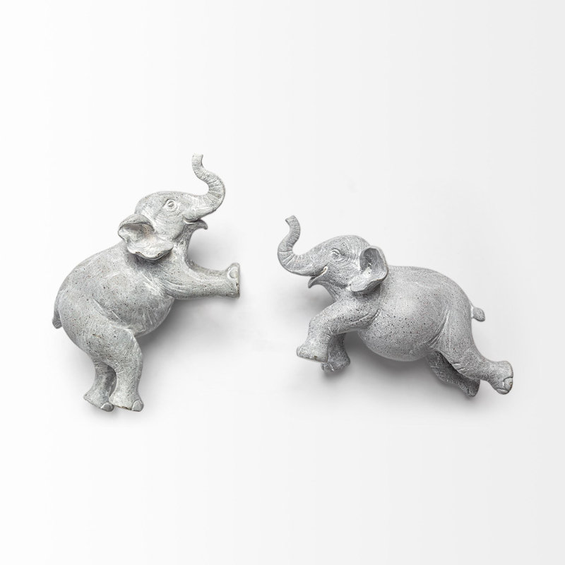Ensemble de 2 figurines Jeane, Gris