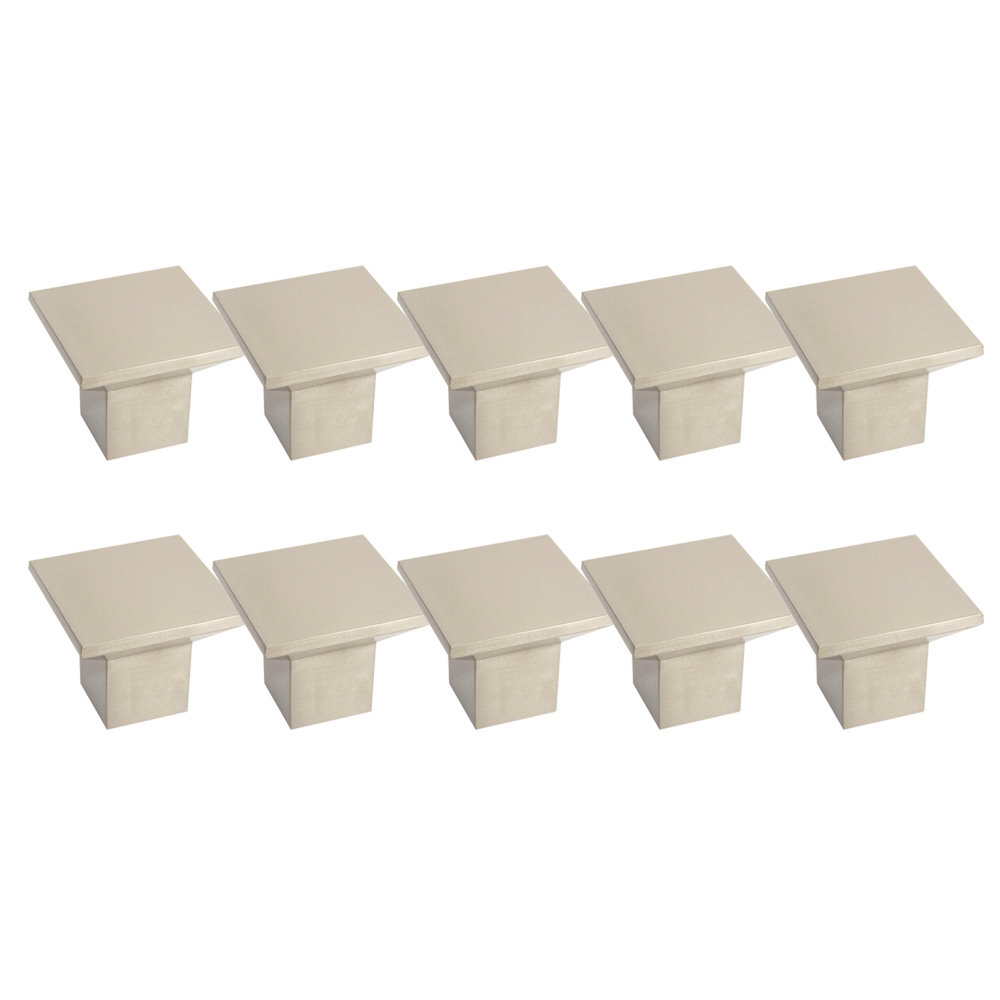 Cubist 1 3/16'' Square Knob Multipack (Set of 10) Design House