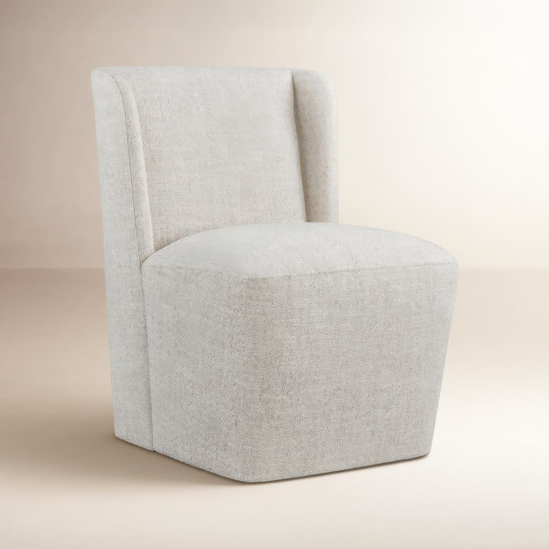 Ardeth Upholstered Side Chair, Nathan Wheat Tweed