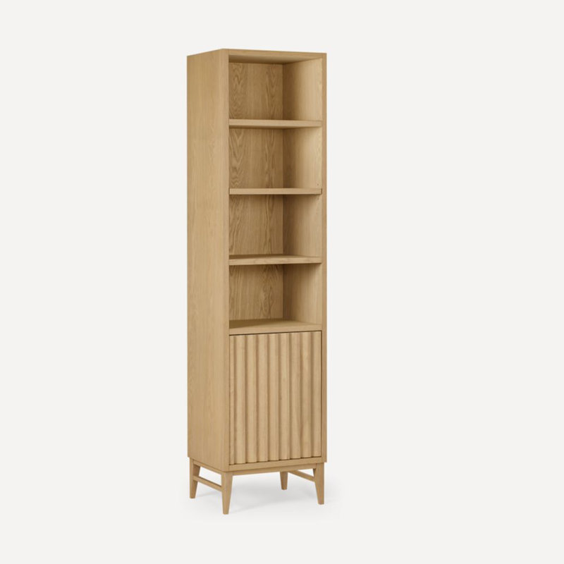 Armoire à linge autoportante Sinca, Chêne blanc